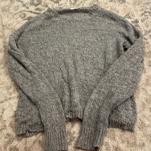 Lightly worn grey sweater